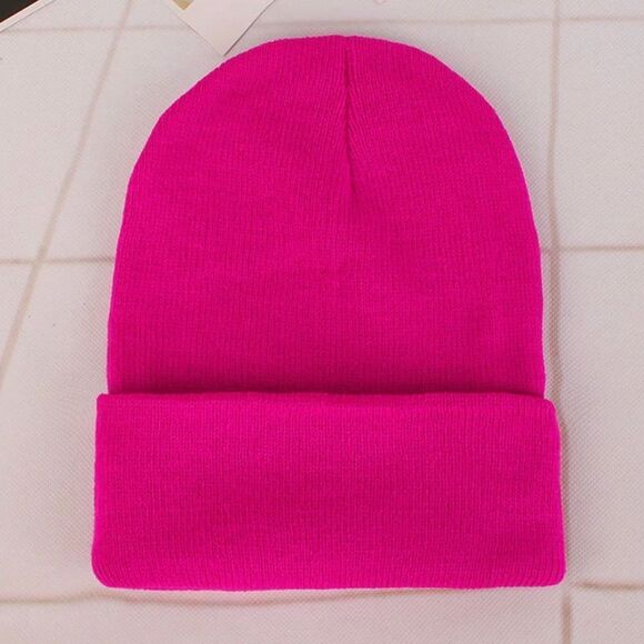 2/$30 FUSCHIA Unisex Beanie OS - Picture 1 of 3
